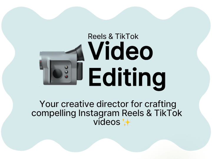 Cover image for 📹 Instagram Reels and TikTok Video Editing