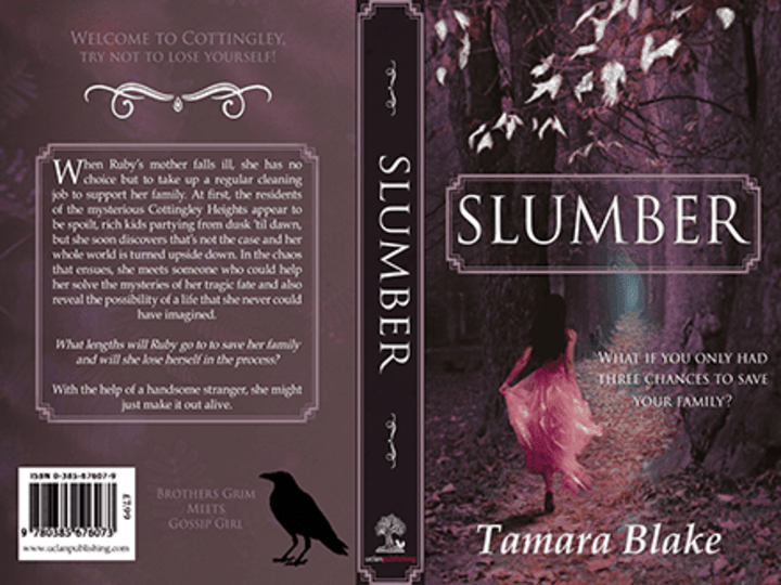 Cover image for 'Slumber' Book Cover Design