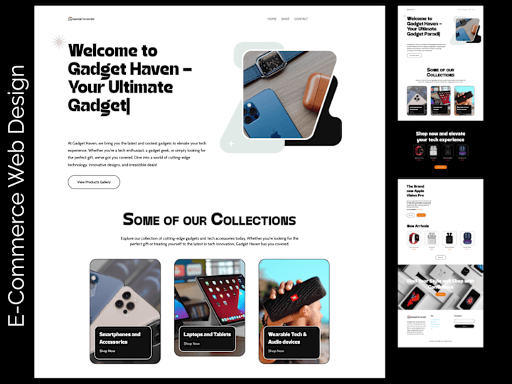 Cover image for Gadgets Haven | E-Commerce Website design and development