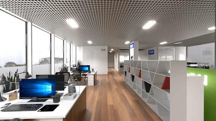Cover image for Interior of an office space