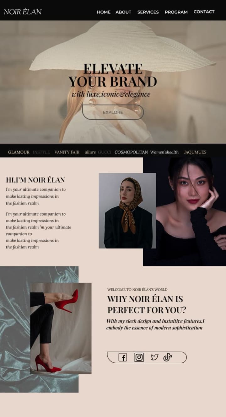 Cover image for  Nior Élan —Luxurious Fashion 