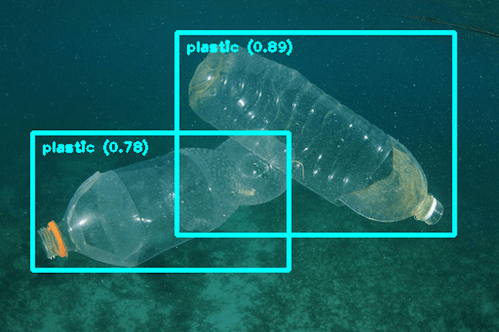 Cover image for Underwater object detection for plastics and fishes