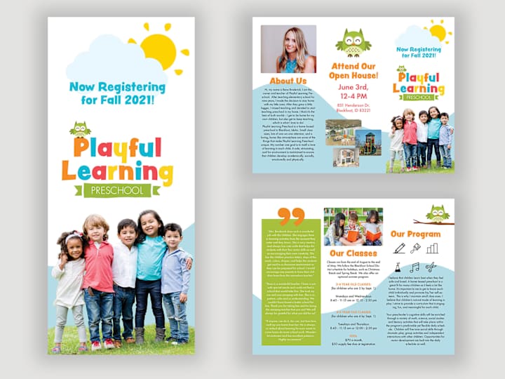 Cover image for Playful Learning Preschool Branding and Website Design