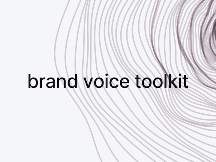 Cover image for Brand Voice Toolkit