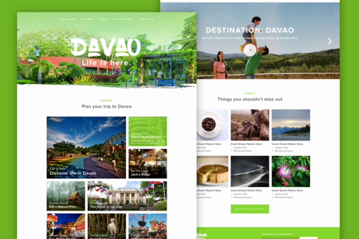 Cover image for Davao City Tourism Website