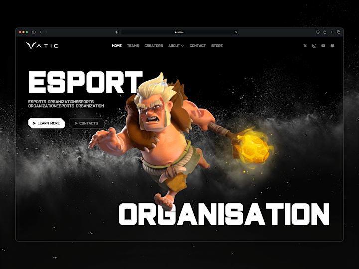 Cover image for Vatic Esports Team Framer Site