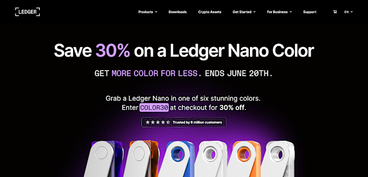 Cover image for Brand Designer and service designer @Ledger