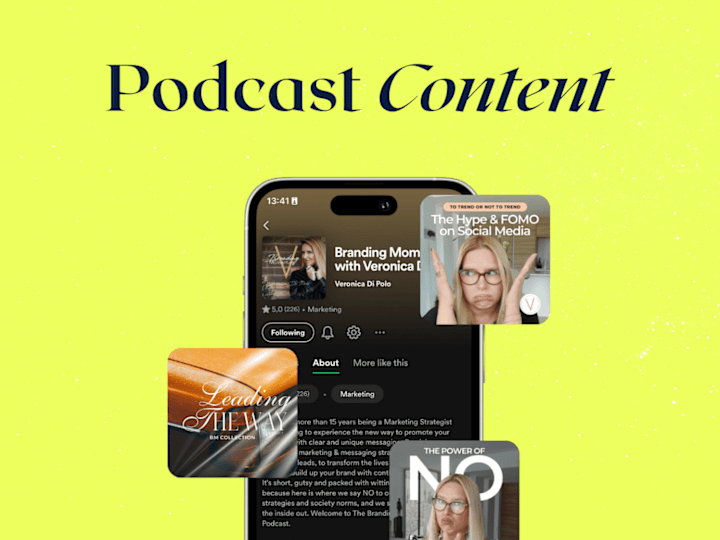 Cover image for Podcast Social Content + Video Editing