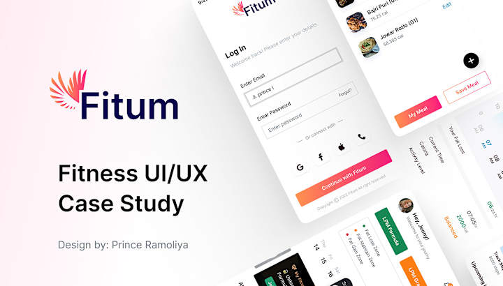 Cover image for Fitness App UI UX Case Study :: Behance