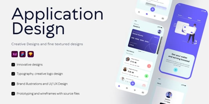 Cover image for I will do mobile app ui ux design, website ui ux design and ui …