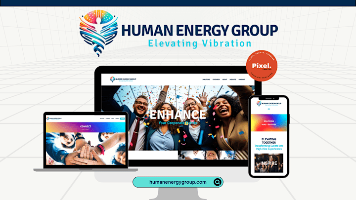 Cover image for Human Energy Group WordPress Website :: Behance
