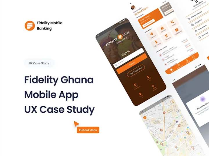 Cover image for Fidelity Ghana Mobile Banking App Redesign