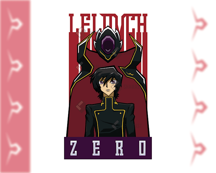 Cover image for Lelouch/Zero : a Code Geass Fanart