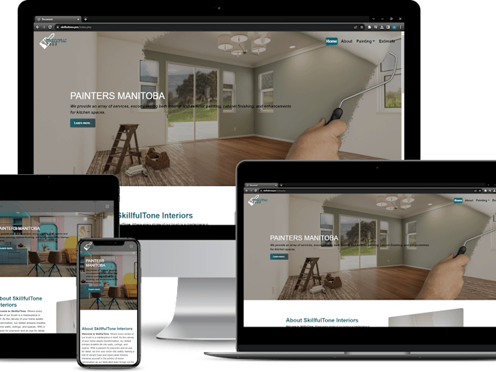 Cover image for Responsive Web Design for a painting company