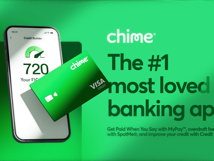 Cover image for Chime Bank 3D Animation | Fintech App & Card Overview (Made in …