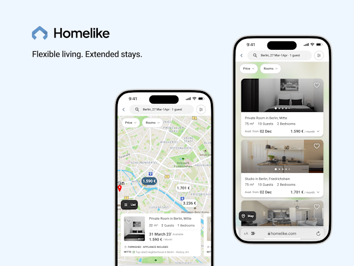 Cover image for Homelike · The Airbnb for relocation