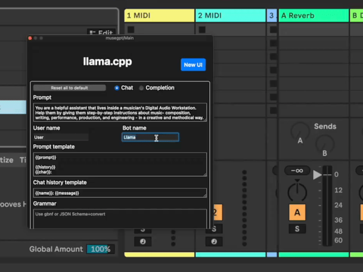 Cover image for musegpt: Local LLMs in your Digital Audio Workstation!