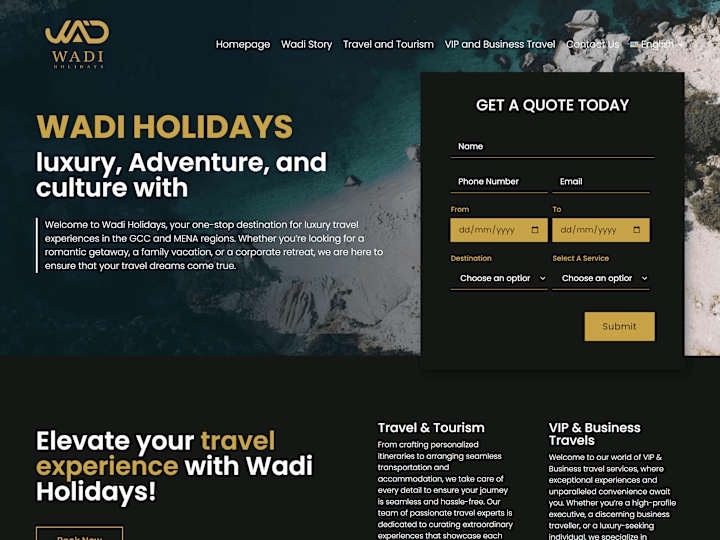 Cover image for وادي للعطلات Wadi Holidays