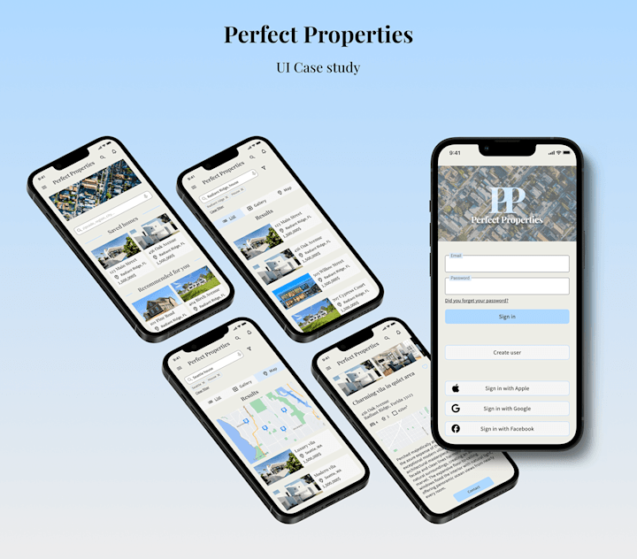 Cover image for Perfect Properties - UI Case Study