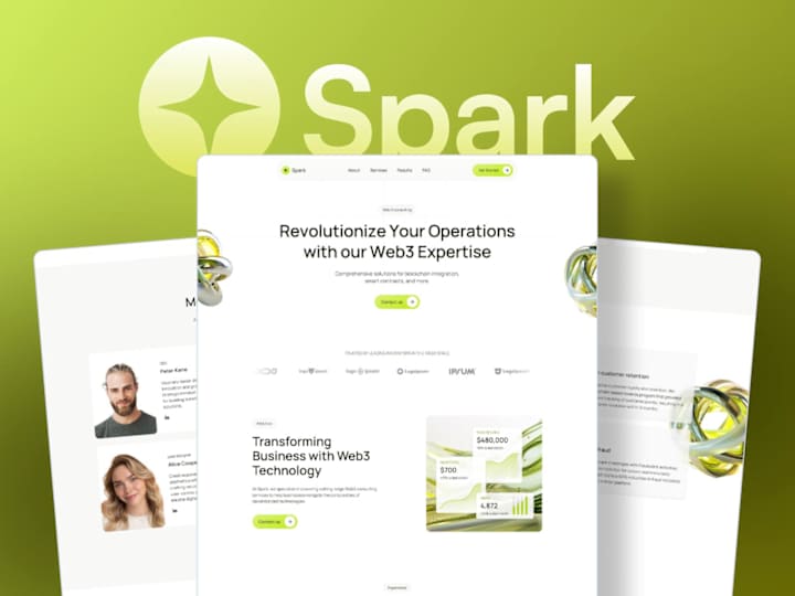 Cover image for Spark - Web3 | Framer Template