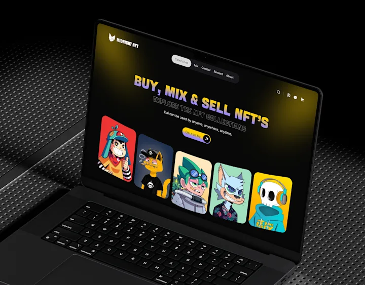 Cover image for NFT Token Website