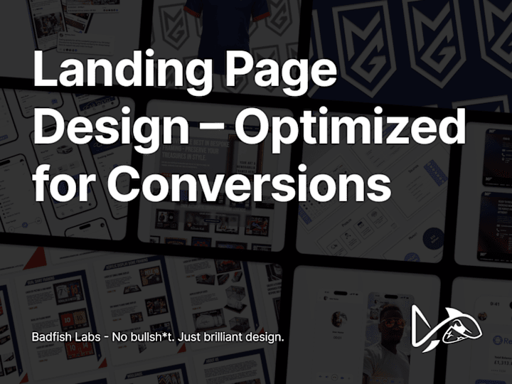 Cover image for Landing Page Design – Optimized for Conversions