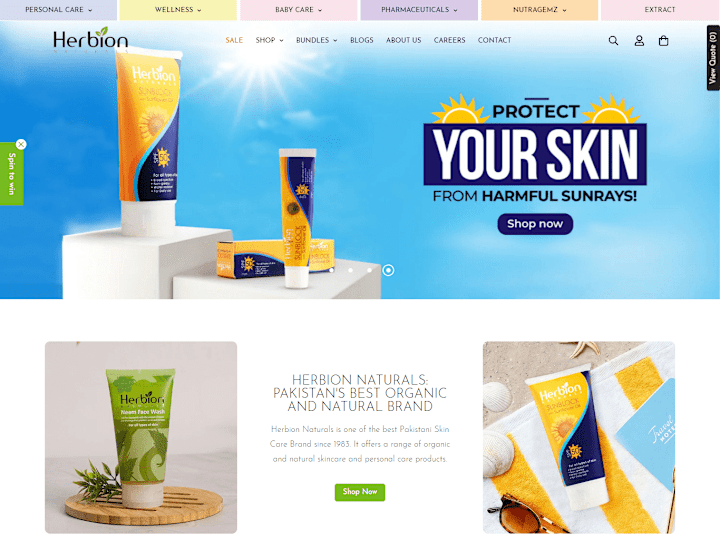 Cover image for Herbion Naturals: Best Organic Skin Care & Personal Care Brand …