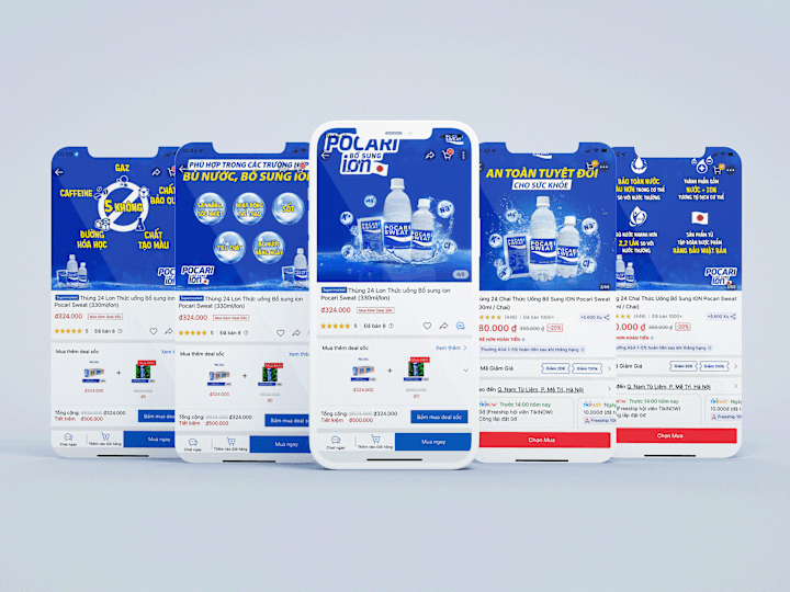 Cover image for Graphic Design | Pocari Sweat in Vietnam