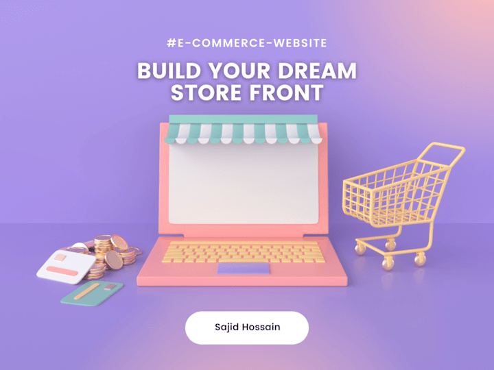 Cover image for I will develop an e-commerce website using react