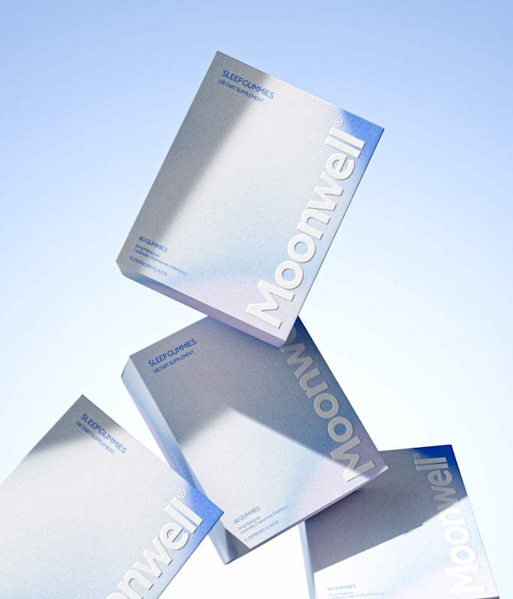 Cover image for 💫 Moonwell - Brand Identity & 3D Product Visualization