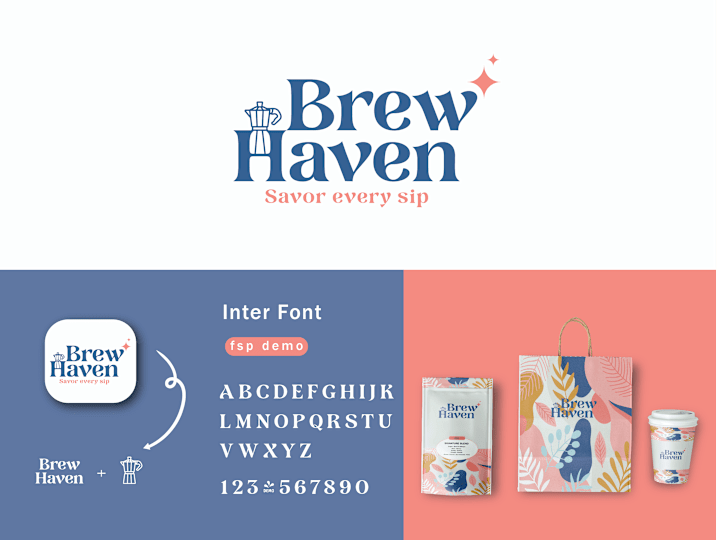 Cover image for BREW HAVEN / LOGO COFFEE & BRANDING PACKAGE
