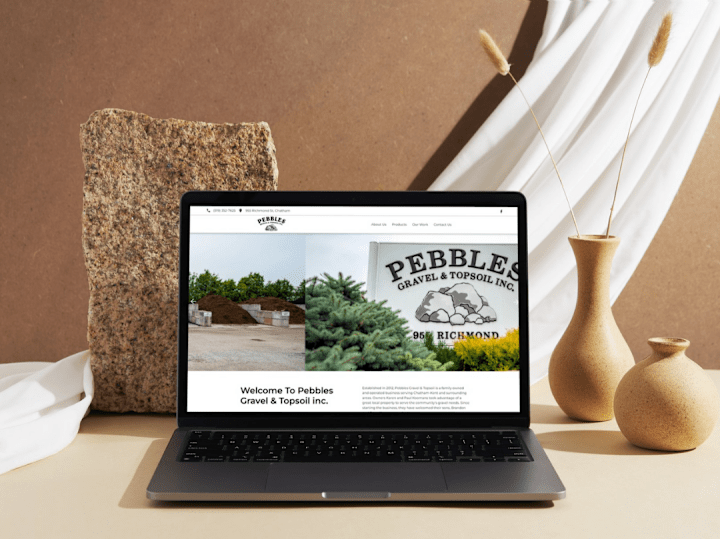 Cover image for Pebbles Gravel Online Presence Revamp