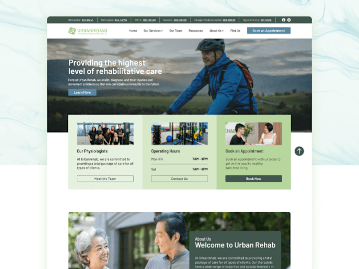 Cover image for Site Revamp and WordPress Build for Physiotherapy Clinic