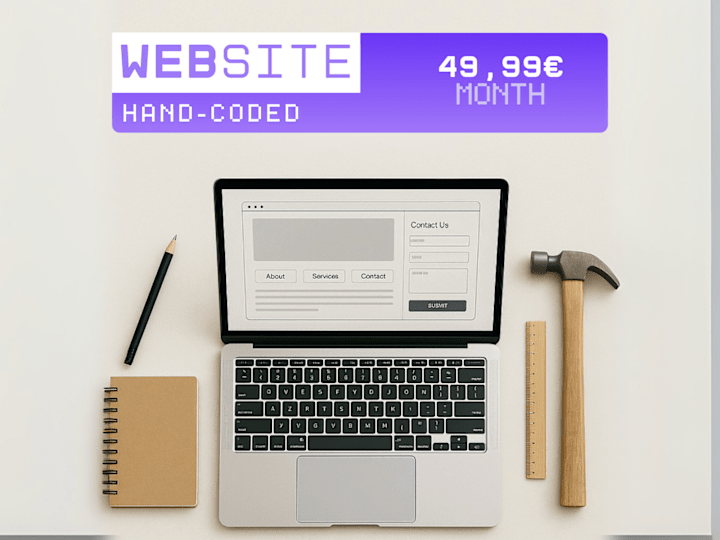 Cover image for Custom Hand-Coded Website · Built For Your Business