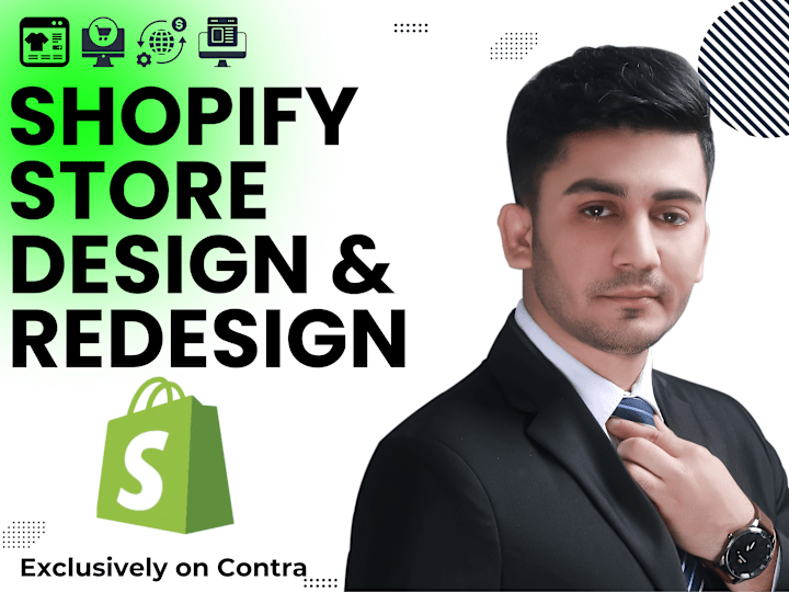 Cover image for I will design or redesign your shopify website, ecommece store