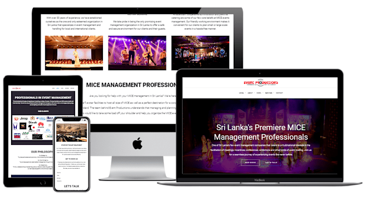 Cover image for Event Productions Prototype
