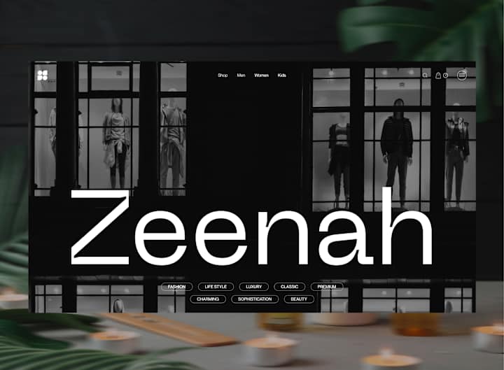 Cover image for Zeenah (Beauty/Fashion Website)