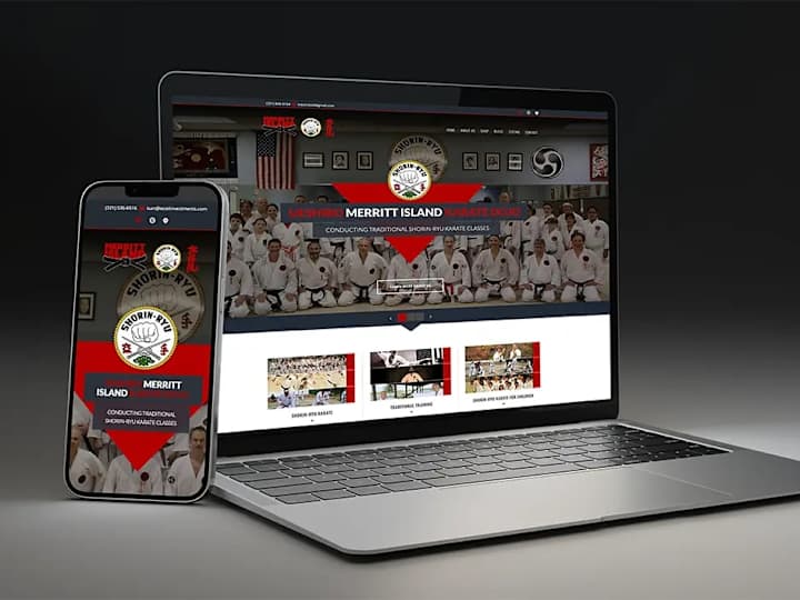 Cover image for MERRITT ISLAND KARATE | 2013 WordPress, E-commerce, Custom Theme