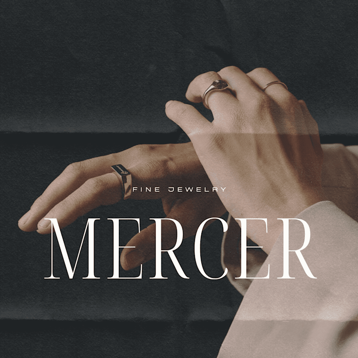 Cover image for Branding & Creative Direction for Mercer: Boutique Jewelry Brand