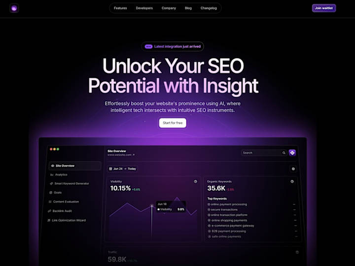 Cover image for InsightEdge Landing Page