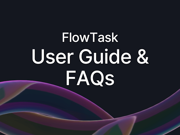 Cover image for FlowTask User Guide