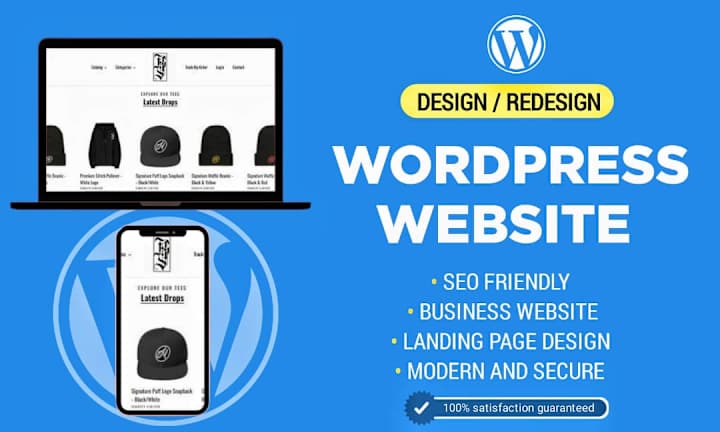 Cover image for  design and redesign wordpress business website