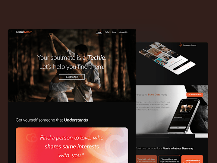 Cover image for TechiesMatch Landing Page Variant