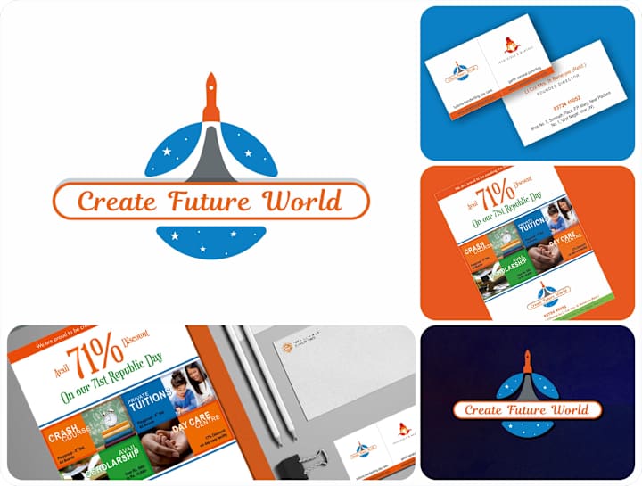 Cover image for Logo, Branding, Brochure Banner Designs For Create Future World 