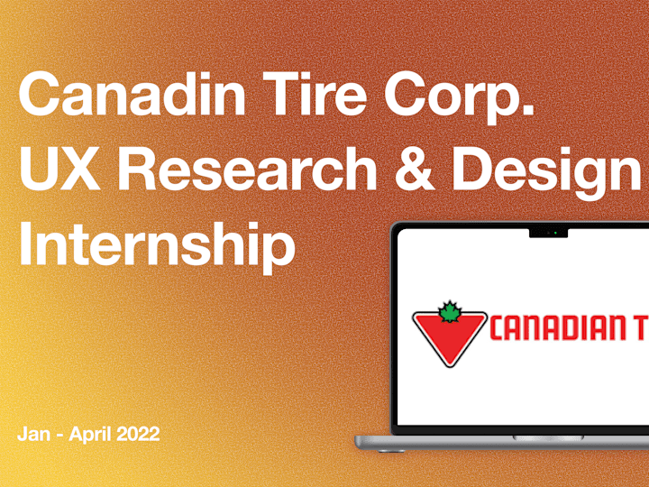 Cover image for Canadian Tire Internship