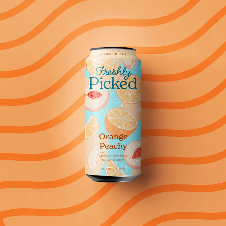 Cover image for Sparkling Delight: Freshly Picked Packaging