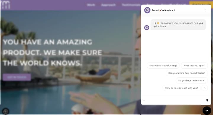 Cover image for Public Homepage Chatbot (AI Assistant)