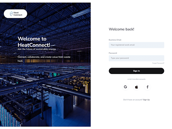 Cover image for HeatConnect - B2B Waste Heat Recovery Platform