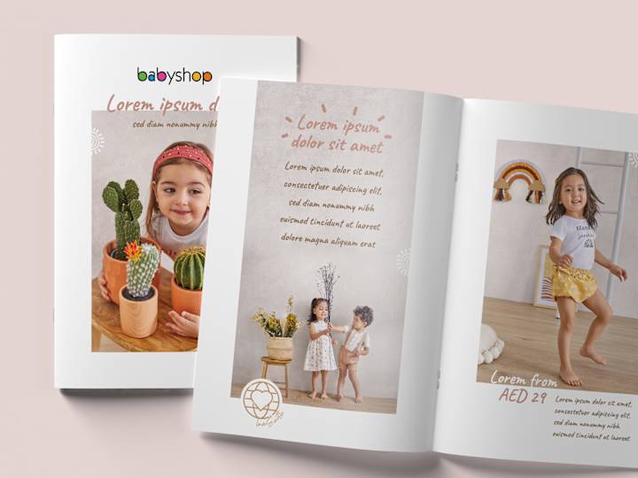 Cover image for Catalogue template design