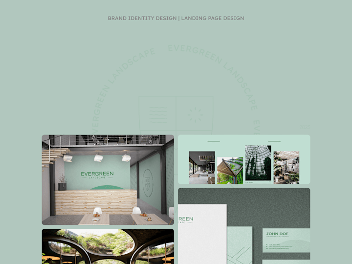 Cover image for EVERGREEN LANDSCAPE on Behance